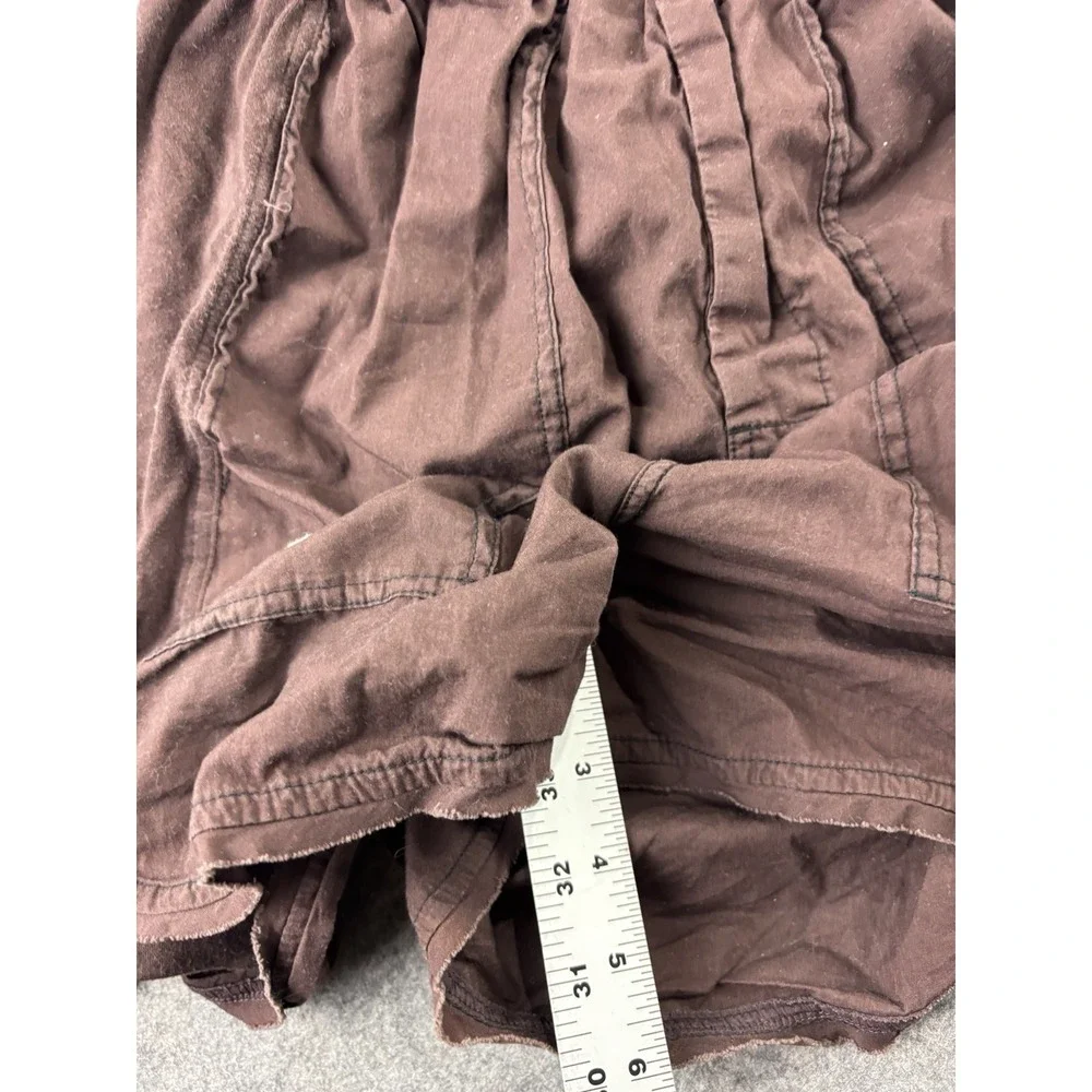 Intimately Free People More Chill Shorts Brown Elastic Waist Lounge Womens S